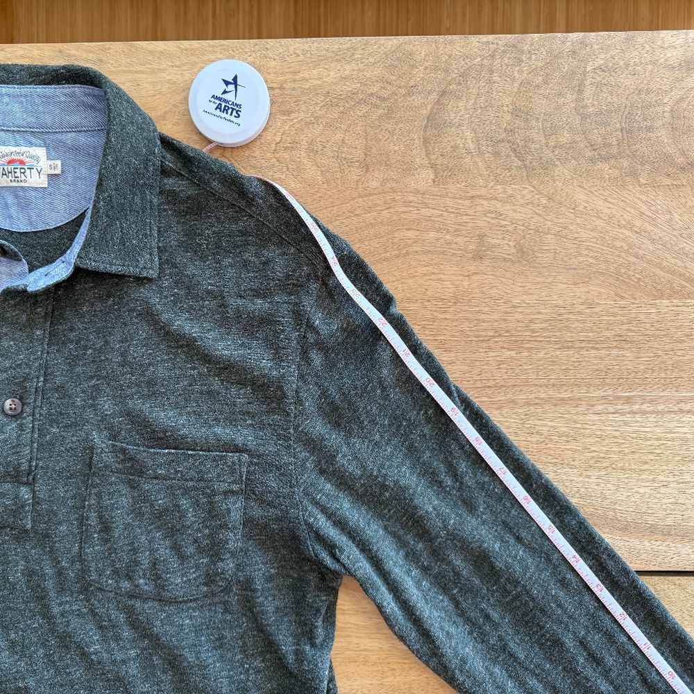 Faherty | S | Long Sleeve Polo - Picture 8 of 10